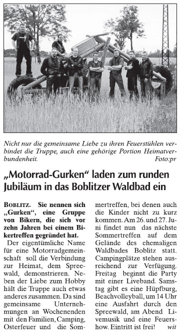 Wochenkurier vom 10.06.2009